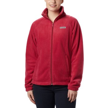 Columbia Jas Dames, Benton Springs Full Zip Fleece Rood Paars, 90CLOKUIR